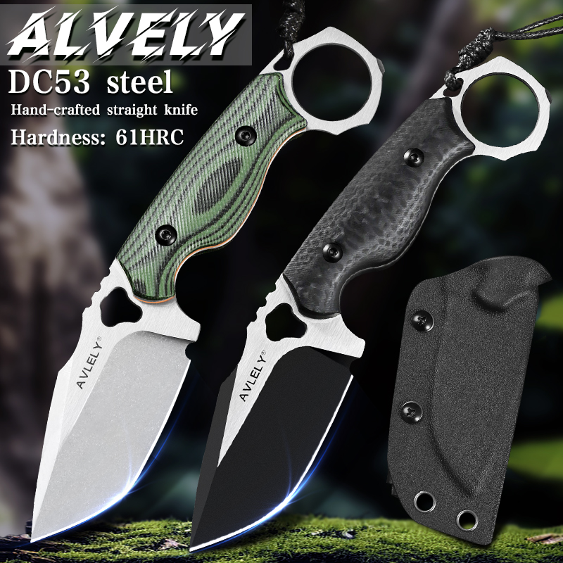 Edc Fixed Blade Deep Carry - 고품질 DC53 강철로 제작된 고정날 칼,