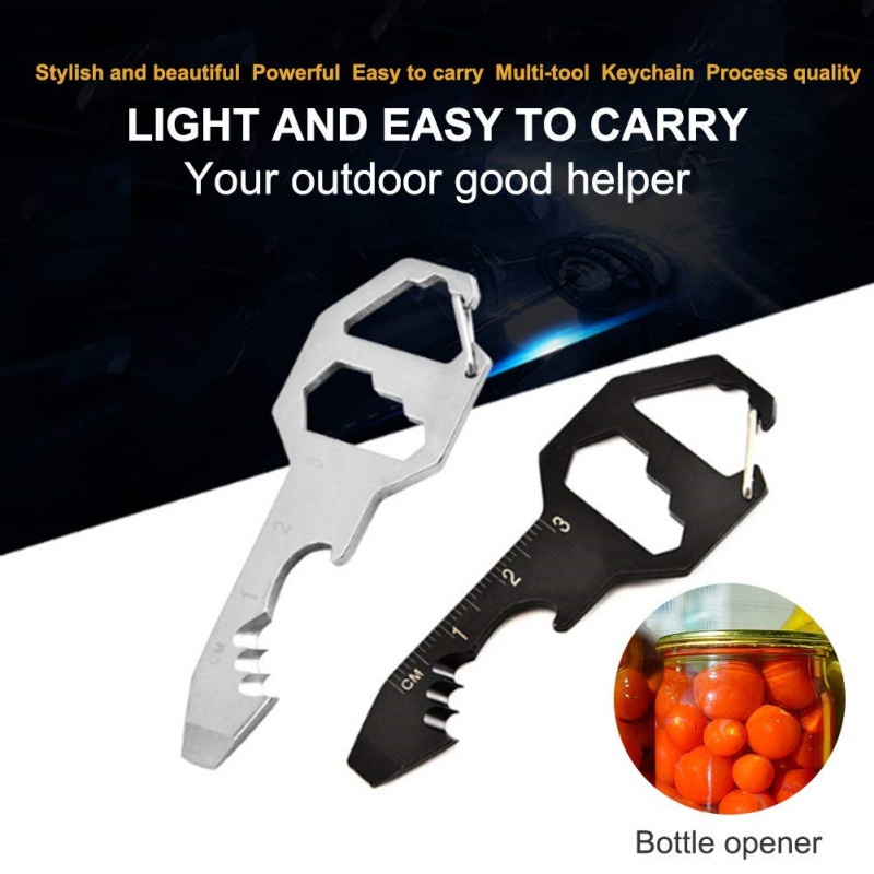 스테인리스 스틸 6-in-1 EDC 포켓 멀티툴 열쇠고 - Edc Daily Carry 리뷰 및 가격