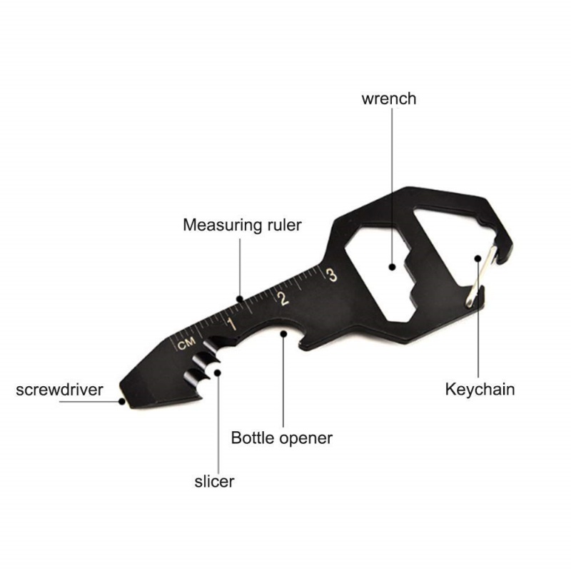 스테인리스 스틸 6-in-1 EDC 포켓 멀티툴 열쇠고 - Edc Daily Carry 리뷰 및 가격