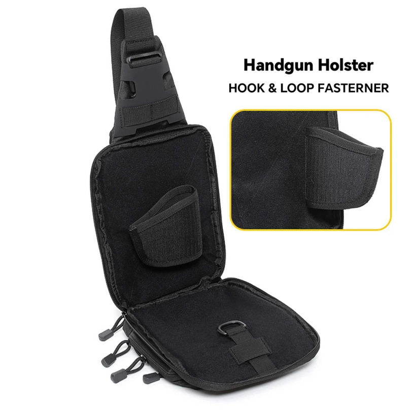 전술 슬링백 은닉 휴대용 크로스바디 건백 빠른 접근 권 - Edc Concealed Carry Bag 리뷰 및 가격