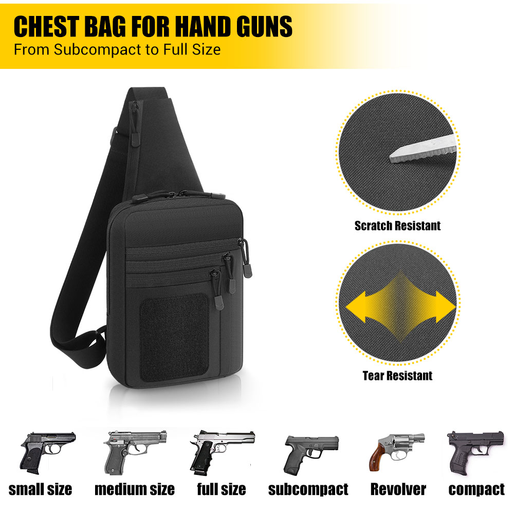 전술 권총 가방, 은닉 휴대용 권총 홀스터, 권총 보관 - Edc Carry Handgun 리뷰 및 가격