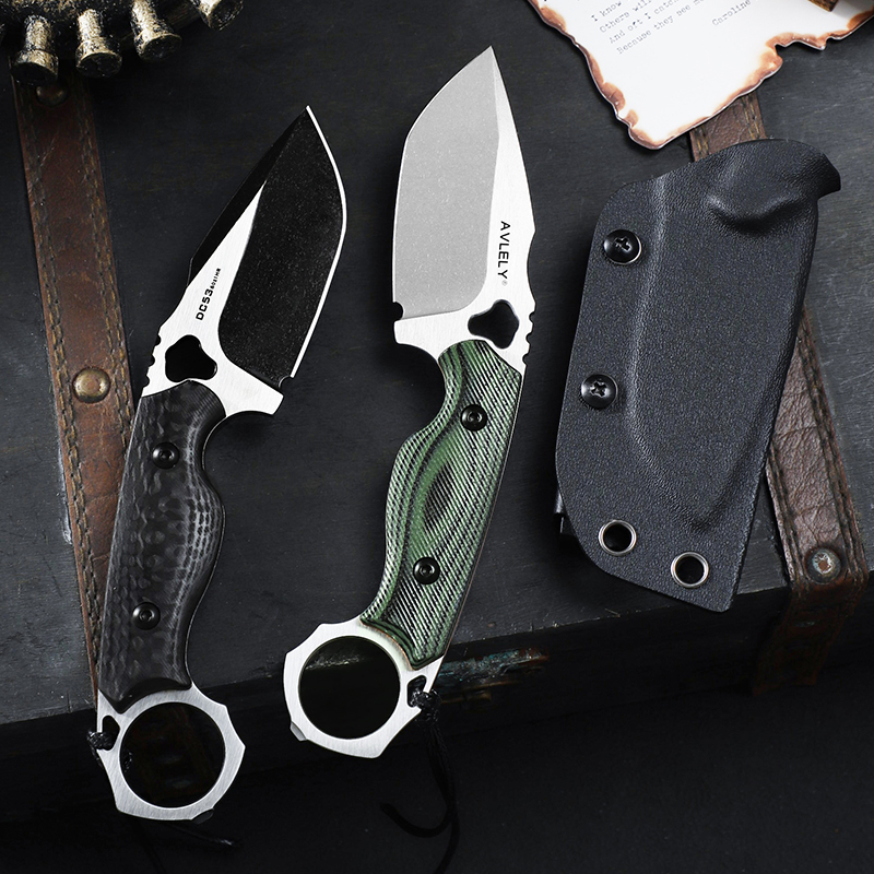 고품질 DC53 강철로 제작된 고정날 칼, G10 미끄 - Edc Fixed Blade Deep Carry 리뷰 및 가격