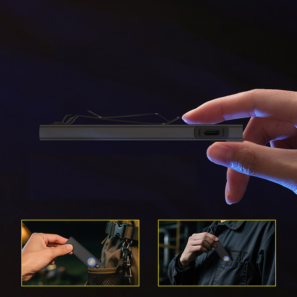 650루멘 USB-C 충전식 EDC 손전등, 스트로브  - Edc Carry Clip 리뷰 및 가격