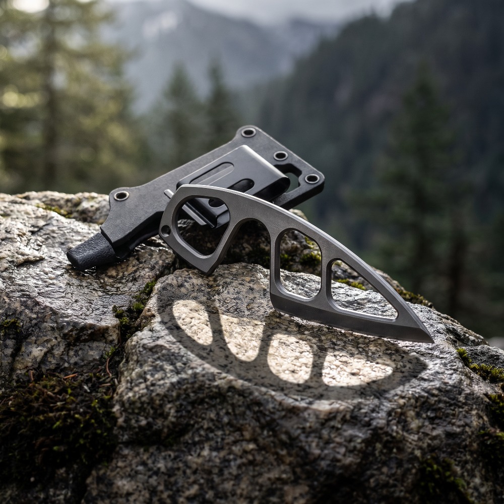 EDC 휴대용 고정날 나이프, 속이 빈 디자인 핸들 나 - Edc Fixed Blade Deep Carry 리뷰 및 가격