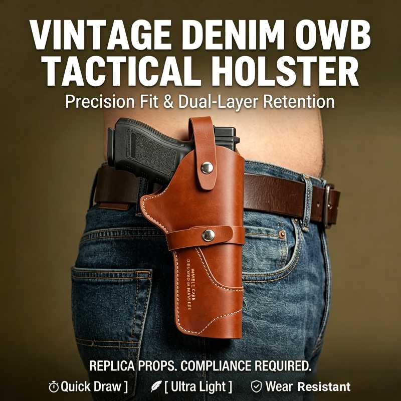 빈티지 가죽 리볼버 홀스터 OWB 외부 허리 벨트 캐리 - Edc Carry Belt Leather 리뷰 및 가격