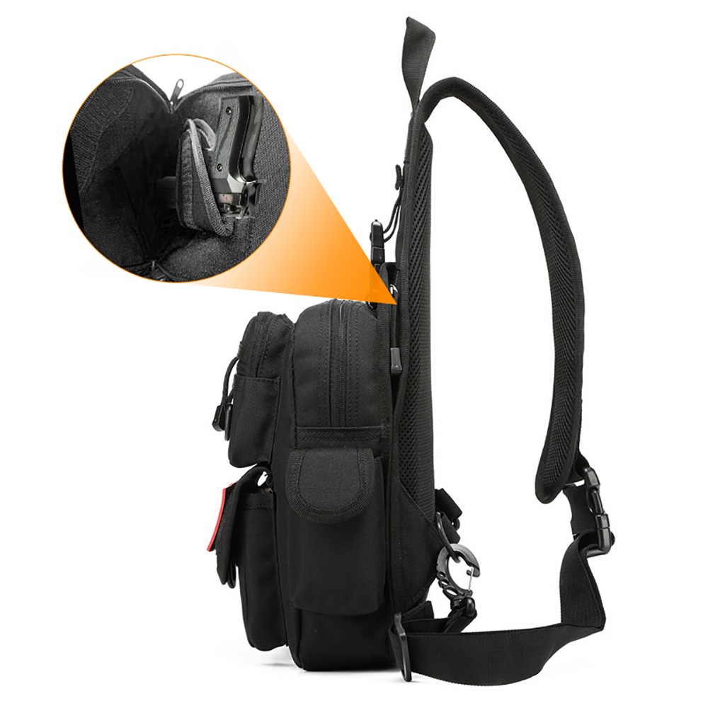 전술 권총 가방, 은닉 휴대용 총기 가방, 크로스바디  - Edc Carry Bag For Pistol 리뷰 및 가격